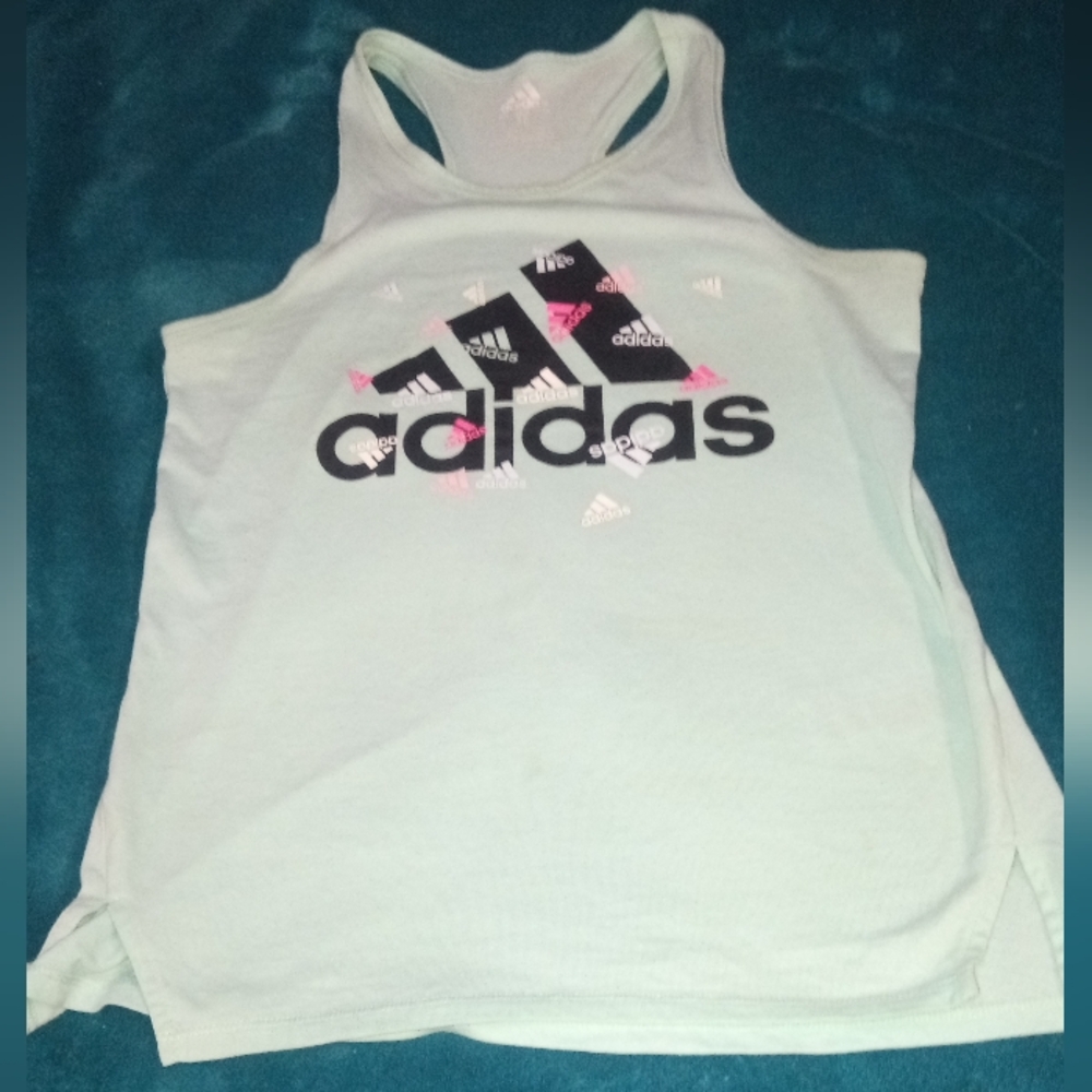 Girls youth large size 14 Adidas tank top very cute like new no tags